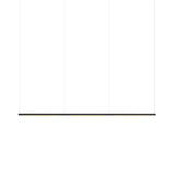 Pipeline 125.3 Linear Pendant Light: Black + Black