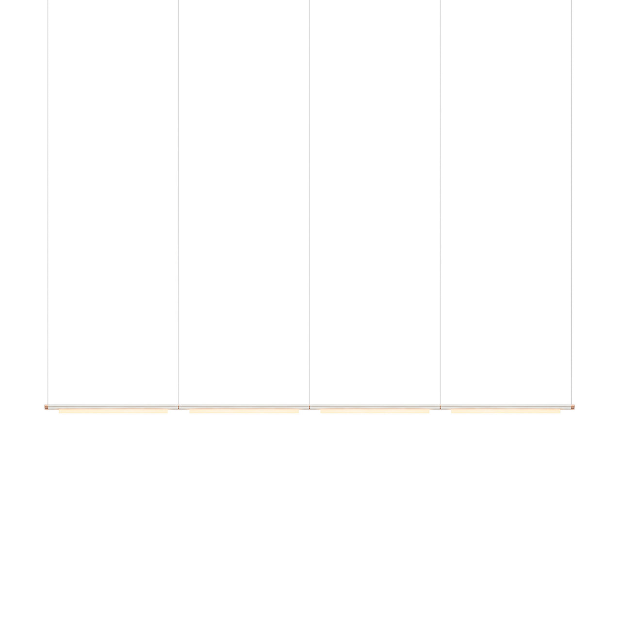 Pipeline 125.4 Linear Pendant Light: Raw + Copper