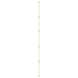 Pipeline 125.5 Ceiling/Wall Light: Brass + Brass