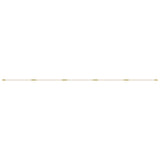Pipeline 125.5 Ceiling/Wall Light: Brass + Brass