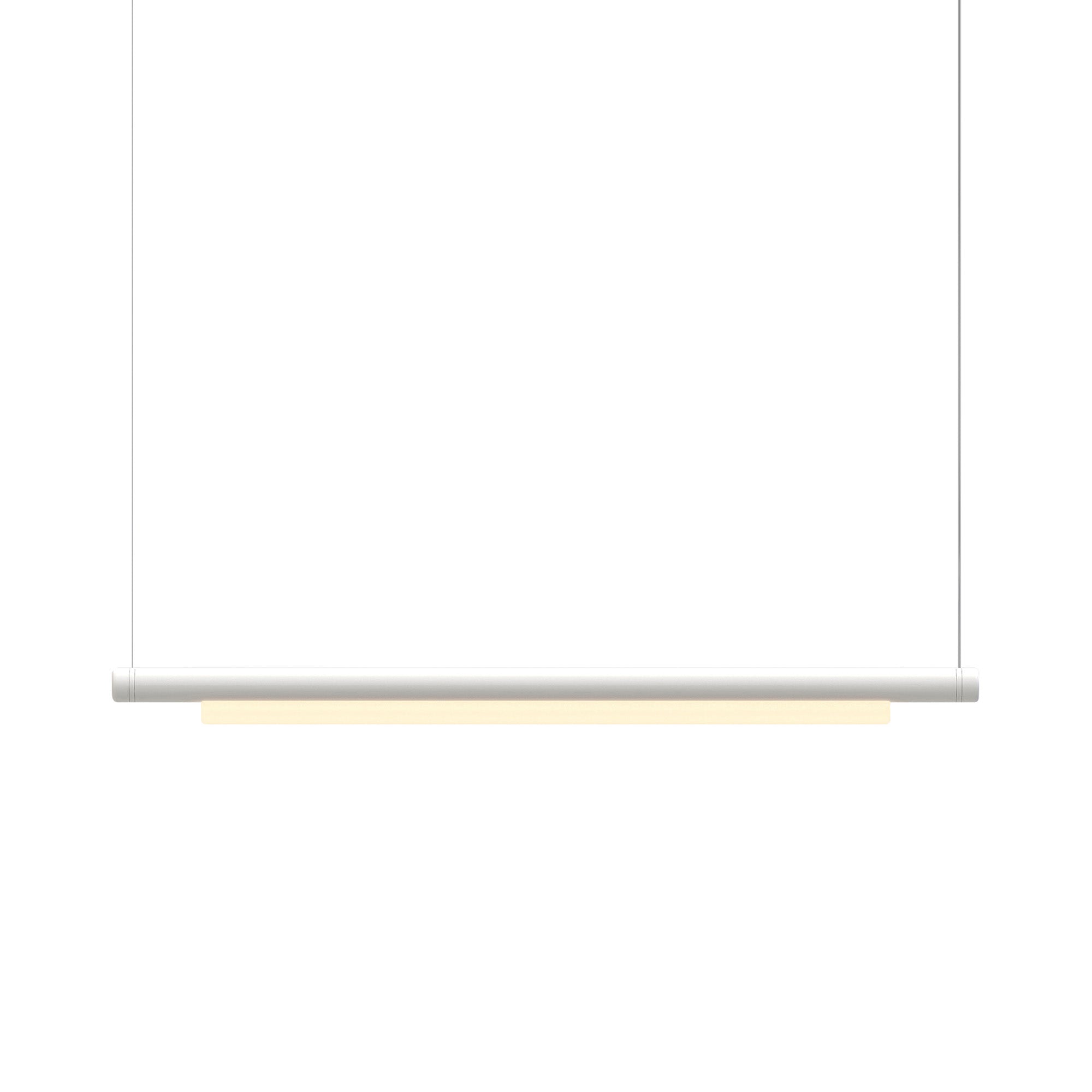 Pipeline 125 Pendant Light: White + White