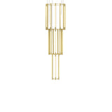 Pipeline 12 Chandelier: Brass