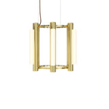 Pipeline 1 Chandelier: Brass