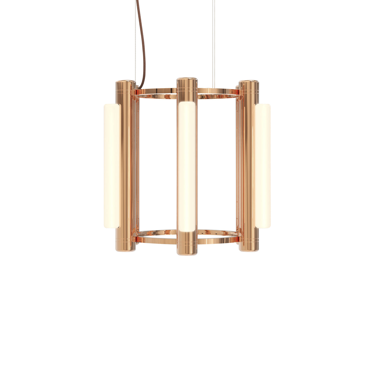 Pipeline 1 Chandelier: Copper