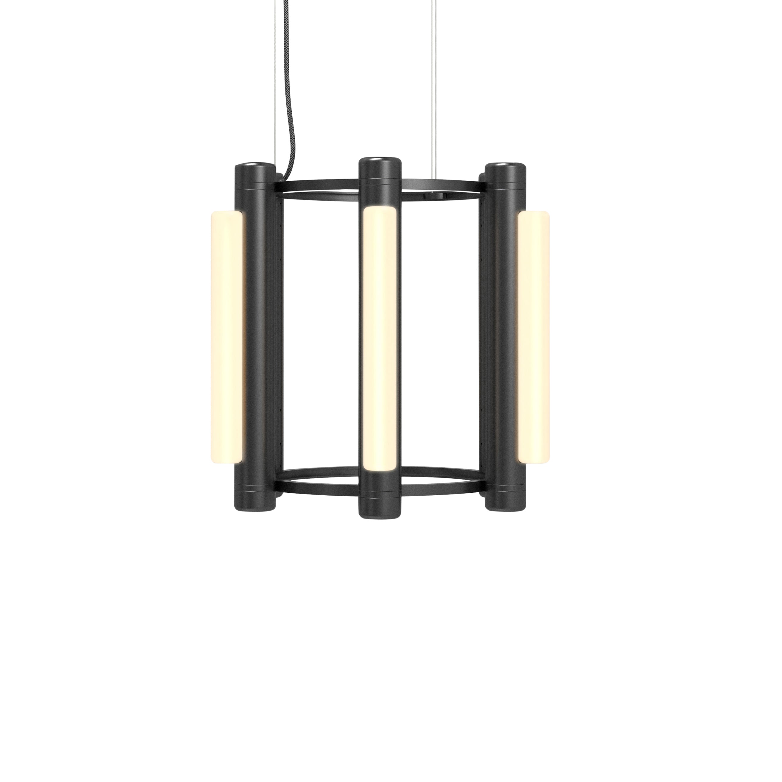 Pipeline 1 Chandelier: Black