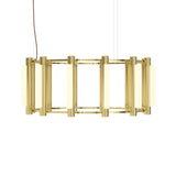 Pipeline 3 Chandelier: Brass
