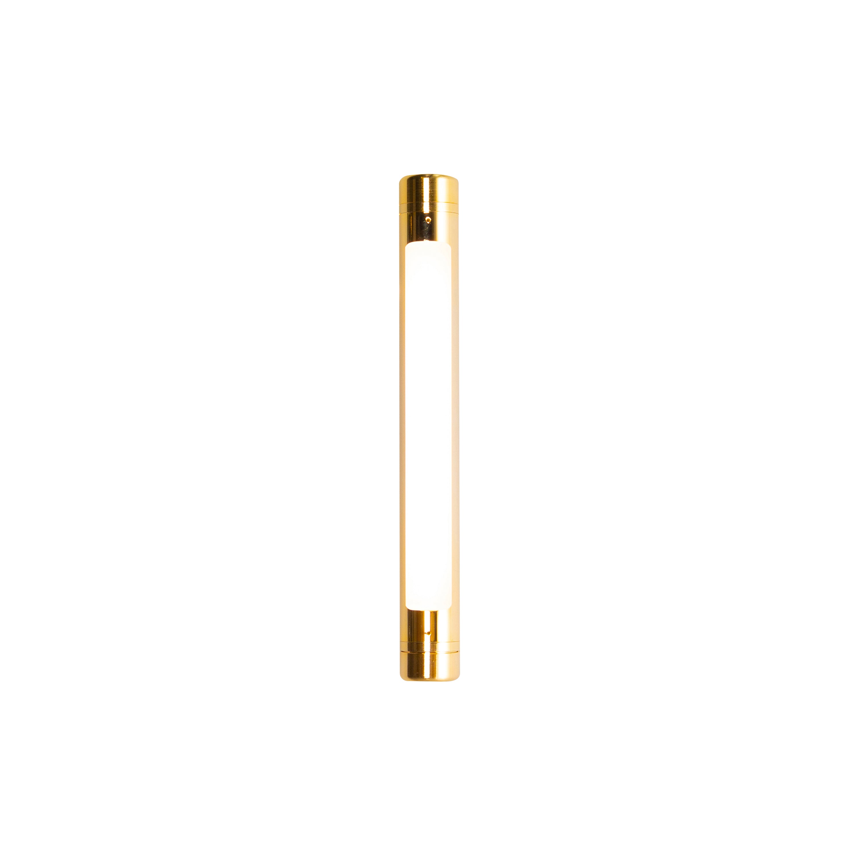 Pipeline 40 Ceiling/Wall Light: Brass + Brass