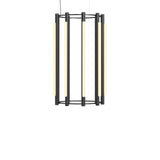Pipeline 5 Chandelier: Black