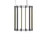 Pipeline 6 Chandelier: Black