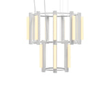 Pipeline 7 Chandelier: White