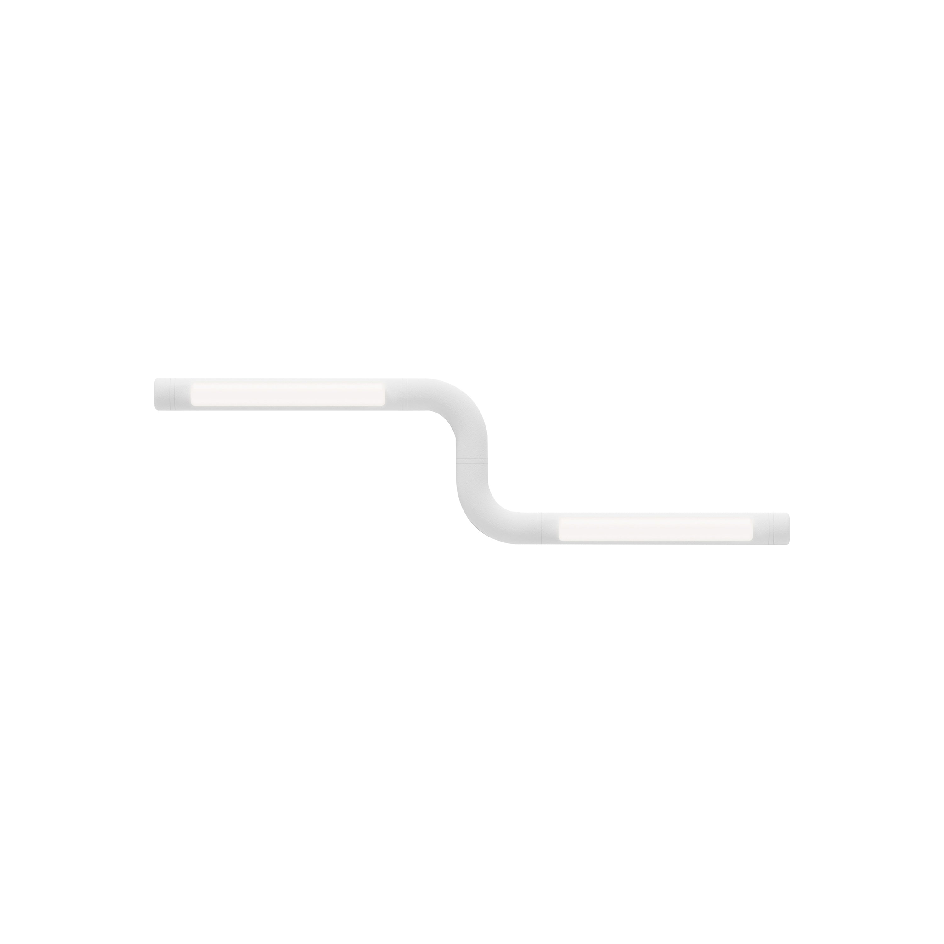 Pipeline CM1 Ceiling/Wall Light: White + White