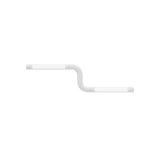 Pipeline CM1 Ceiling/Wall Light: White + White