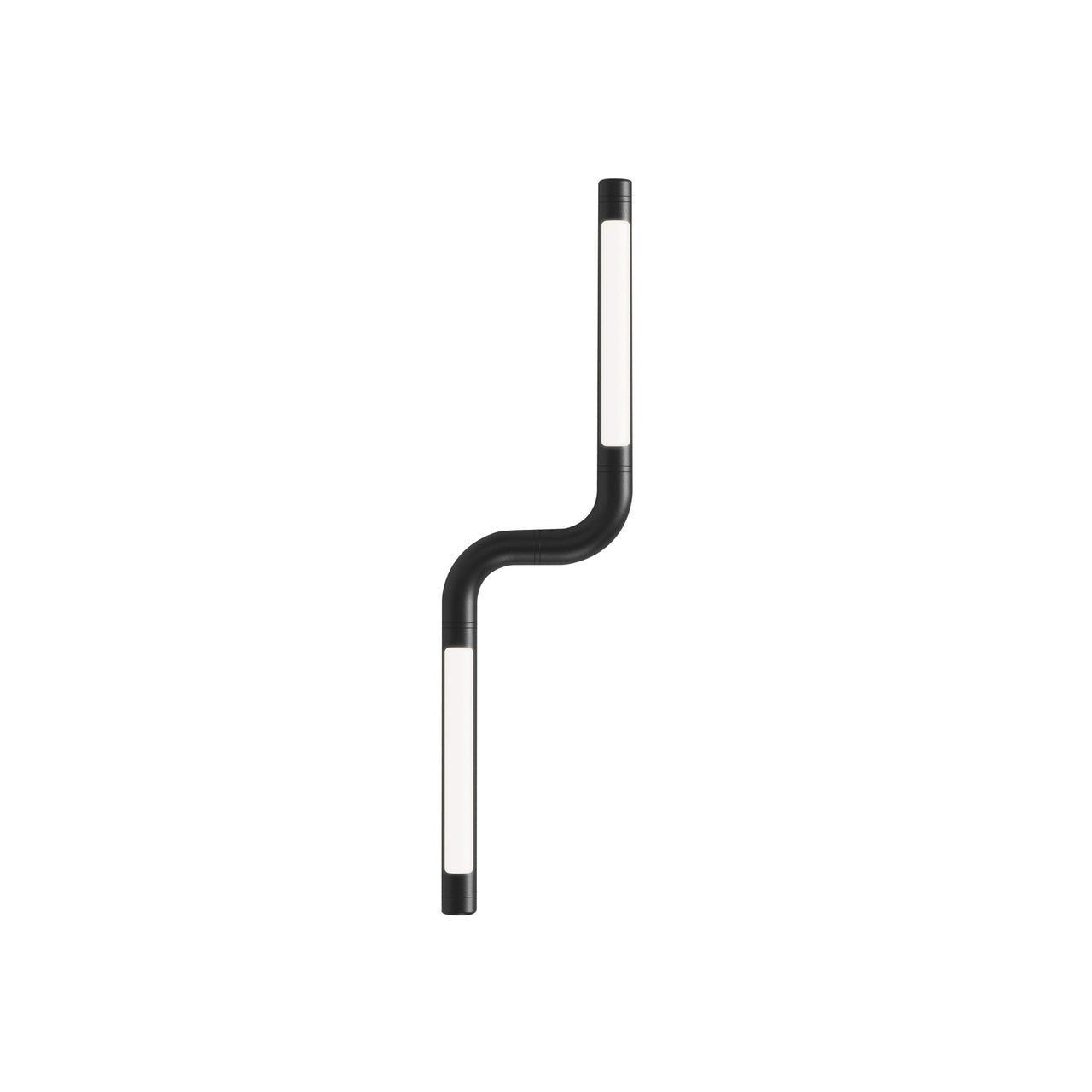 Pipeline CM1 Ceiling/Wall Light: Black + Back