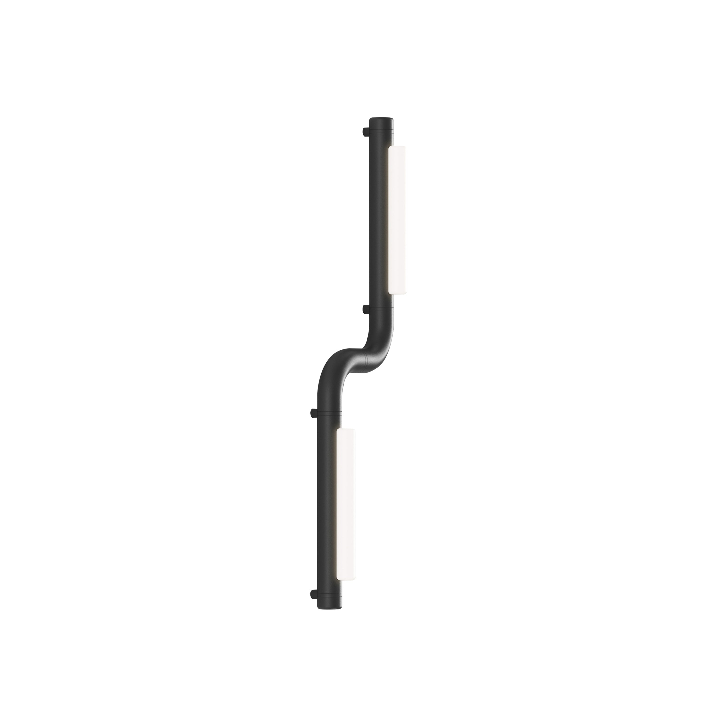 Pipeline CM1 Ceiling/Wall Light: Black + Back