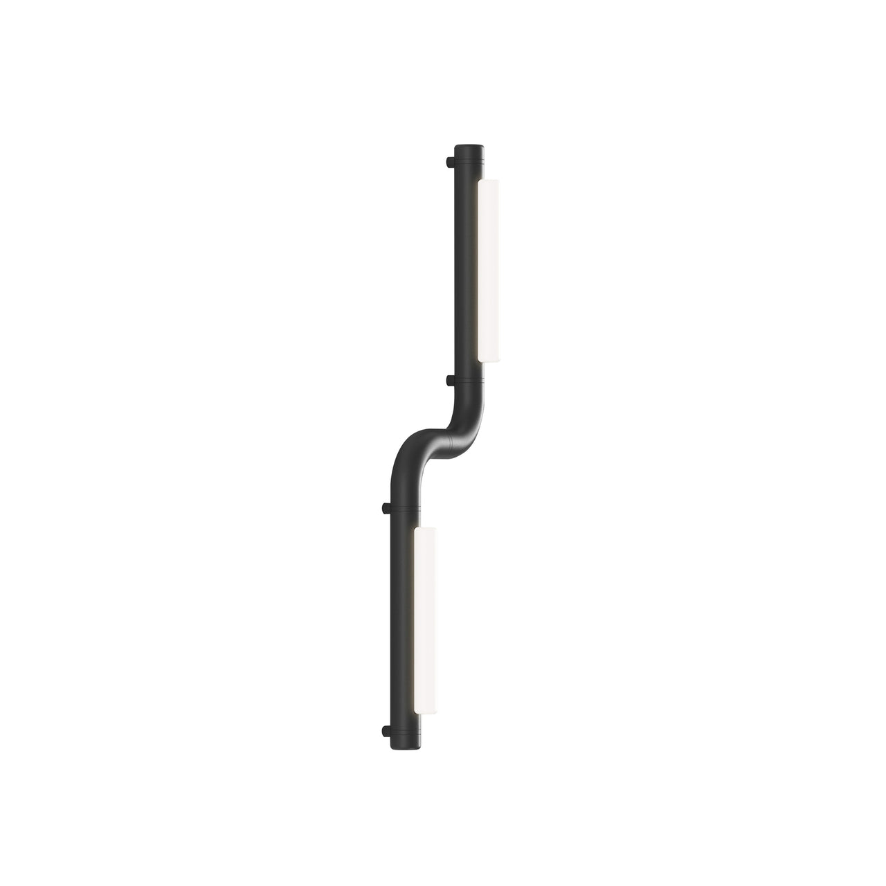 Pipeline CM1 Ceiling/Wall Light: Black + Back