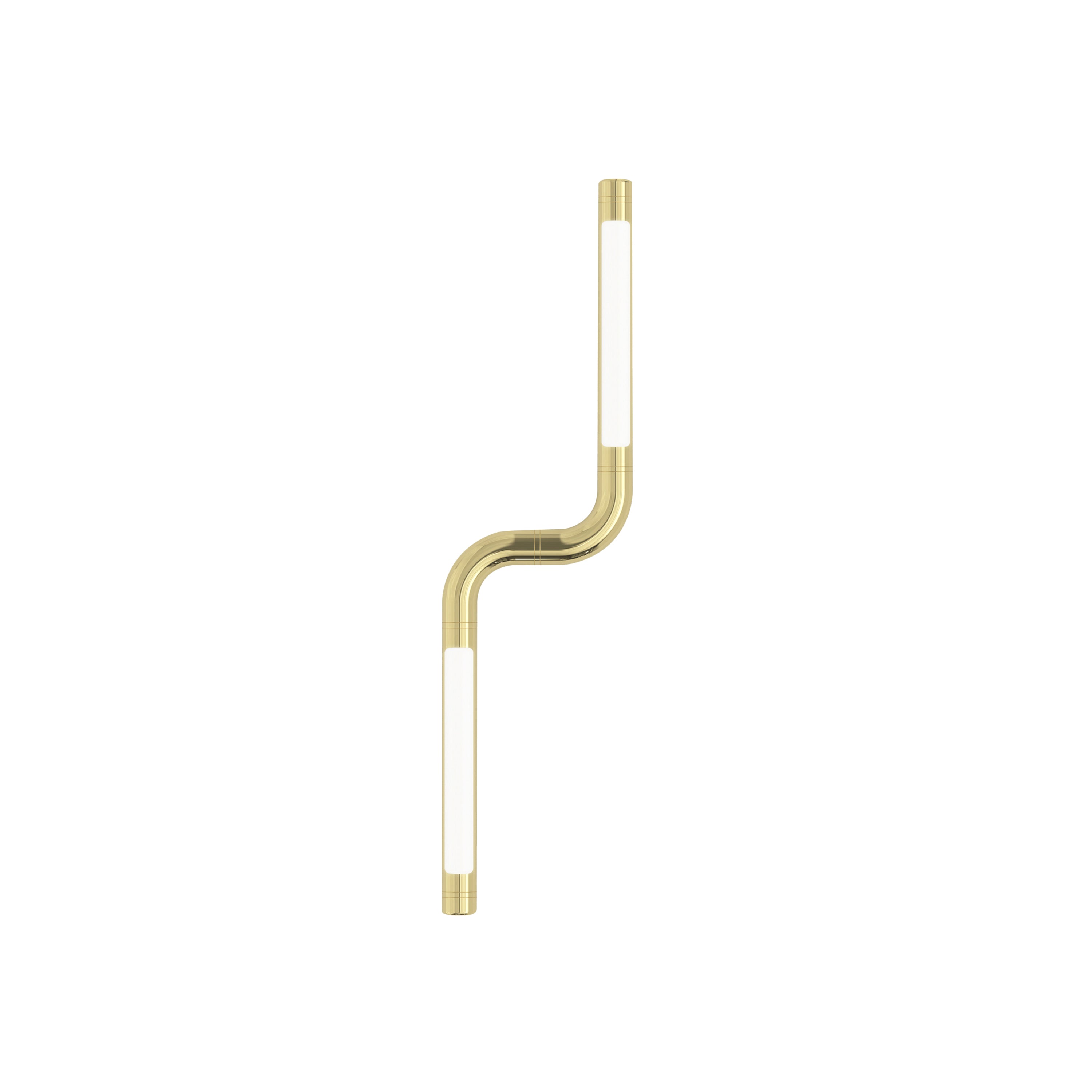 Pipeline CM1 Ceiling/Wall Light: Brass + Brass