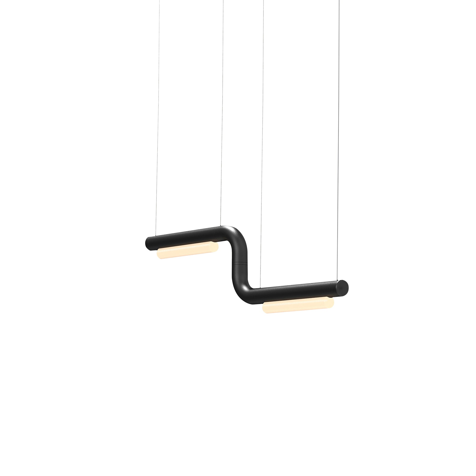 Pipeline CM1 Pendant Light: Black + Black