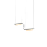 Pipeline CM1 Pendant Light: White + White
