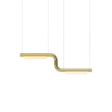Pipeline CM1 Pendant Light: Brass + Brass