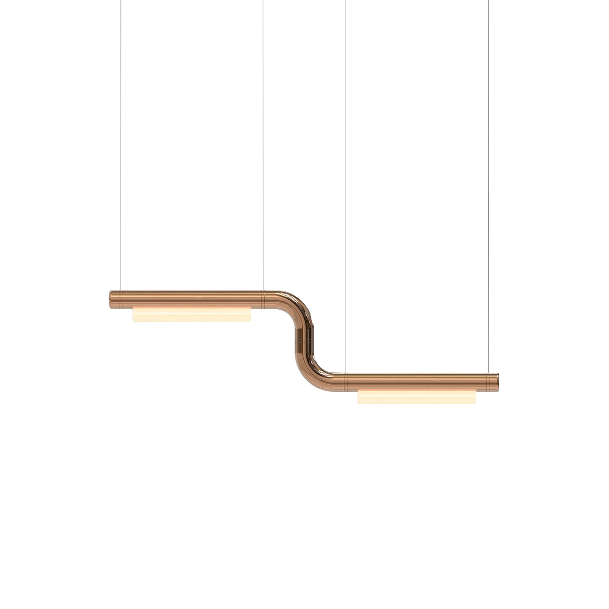Pipeline CM1 Pendant Light: Copper + Copper