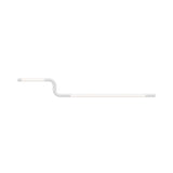 Pipeline CM2 Ceiling/Wall Light: White + White