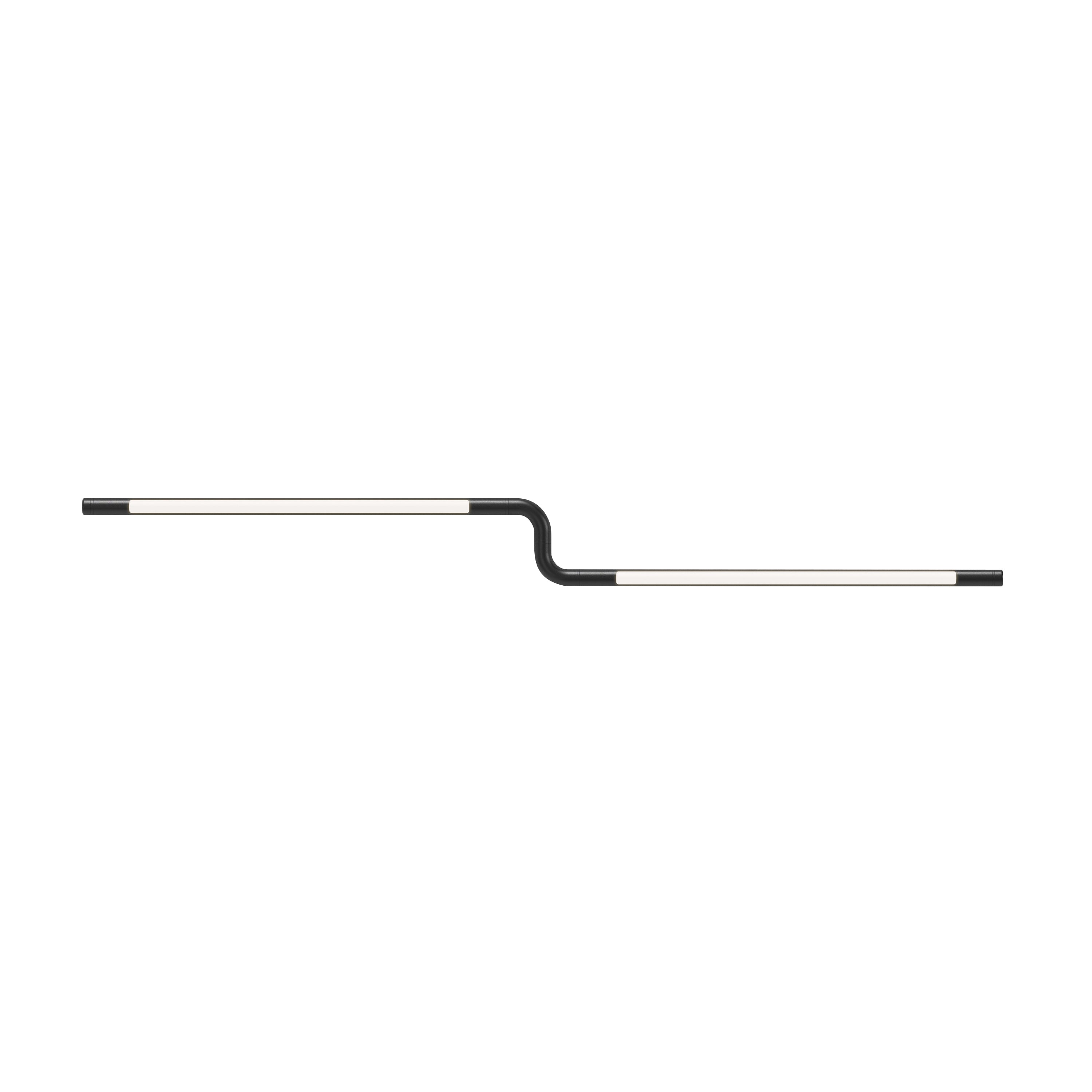 Pipeline CM3 Ceiling/Wall Light: Black + Black