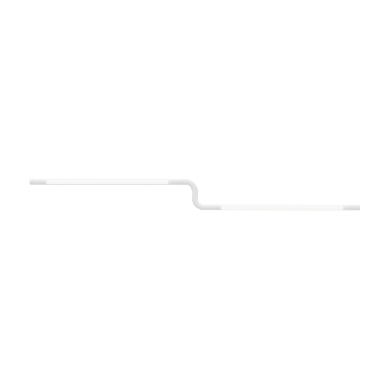 Pipeline CM3 Ceiling/Wall Light: White + White