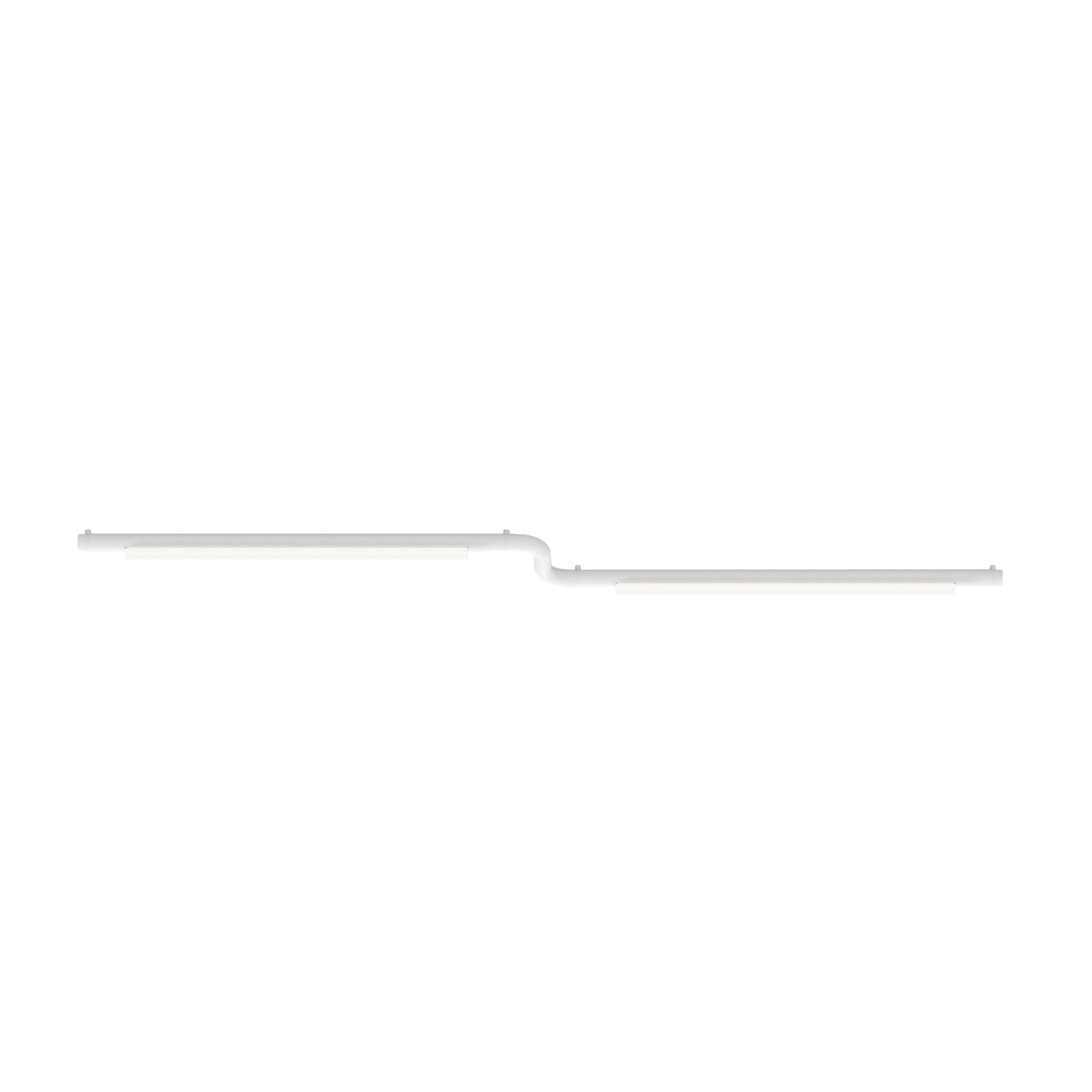 Pipeline CM3 Ceiling/Wall Light: White + White