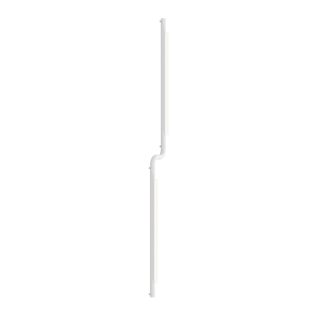 Pipeline CM3 Ceiling/Wall Light: White + White