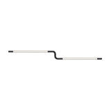 Pipeline CM3 Ceiling/Wall Light: Black + Black