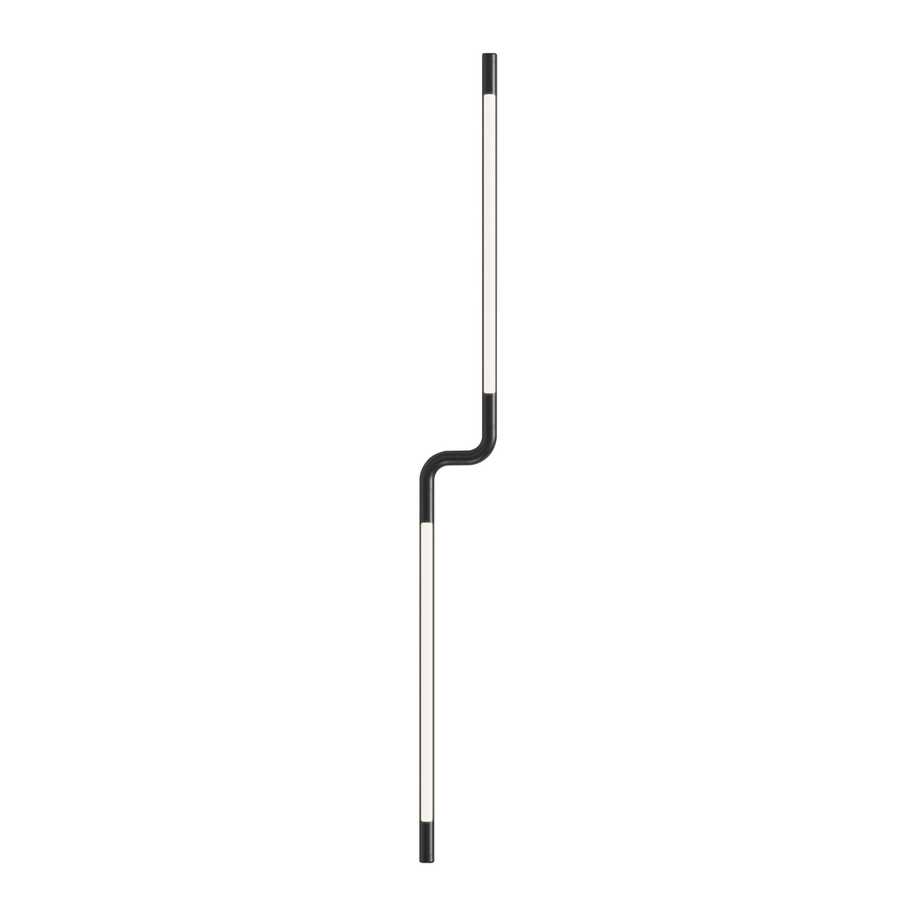 Pipeline CM3 Ceiling/Wall Light: Black + Black