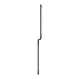 Pipeline CM3 Ceiling/Wall Light: Black + Black