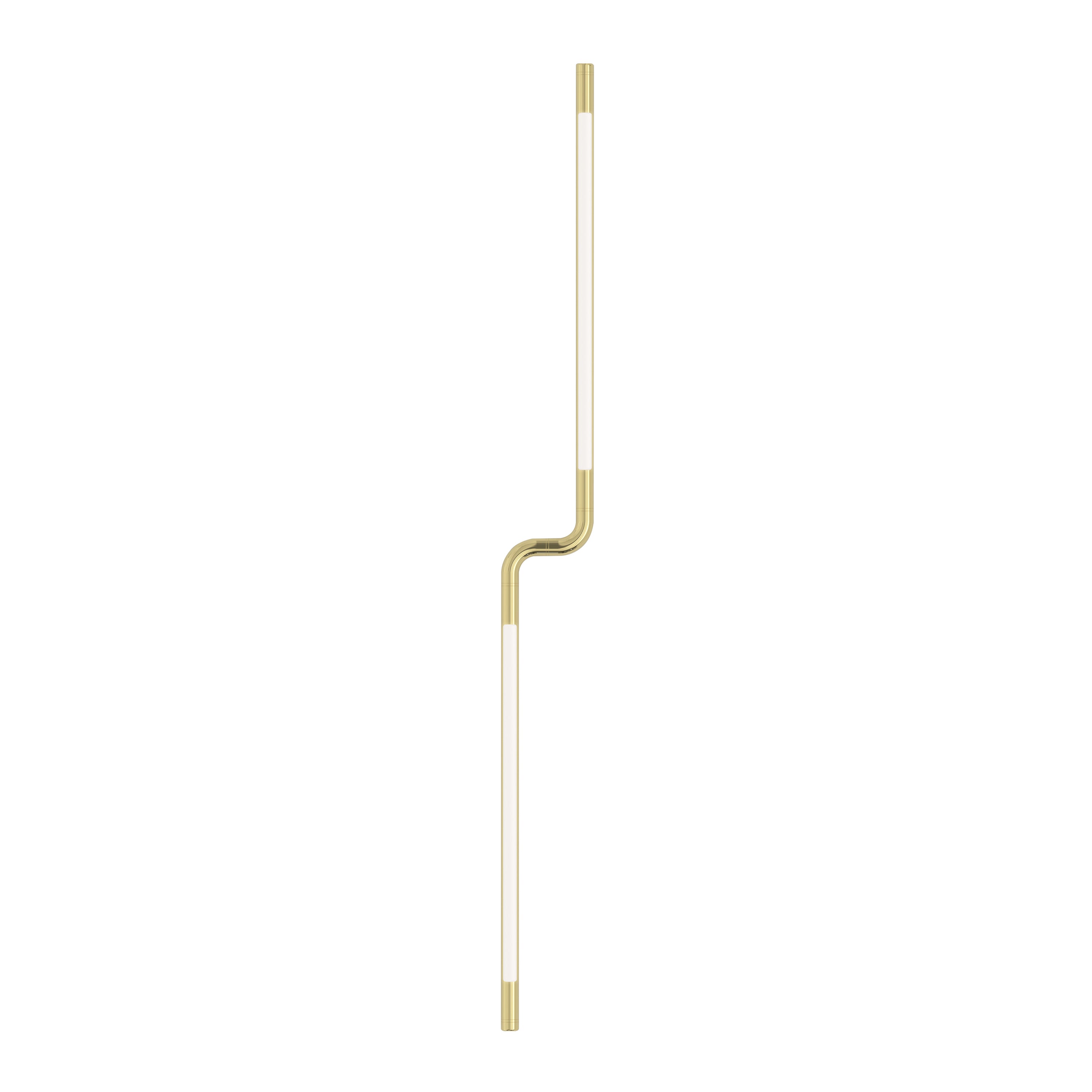 Pipeline CM3 Ceiling/Wall Light: Brass + Brass