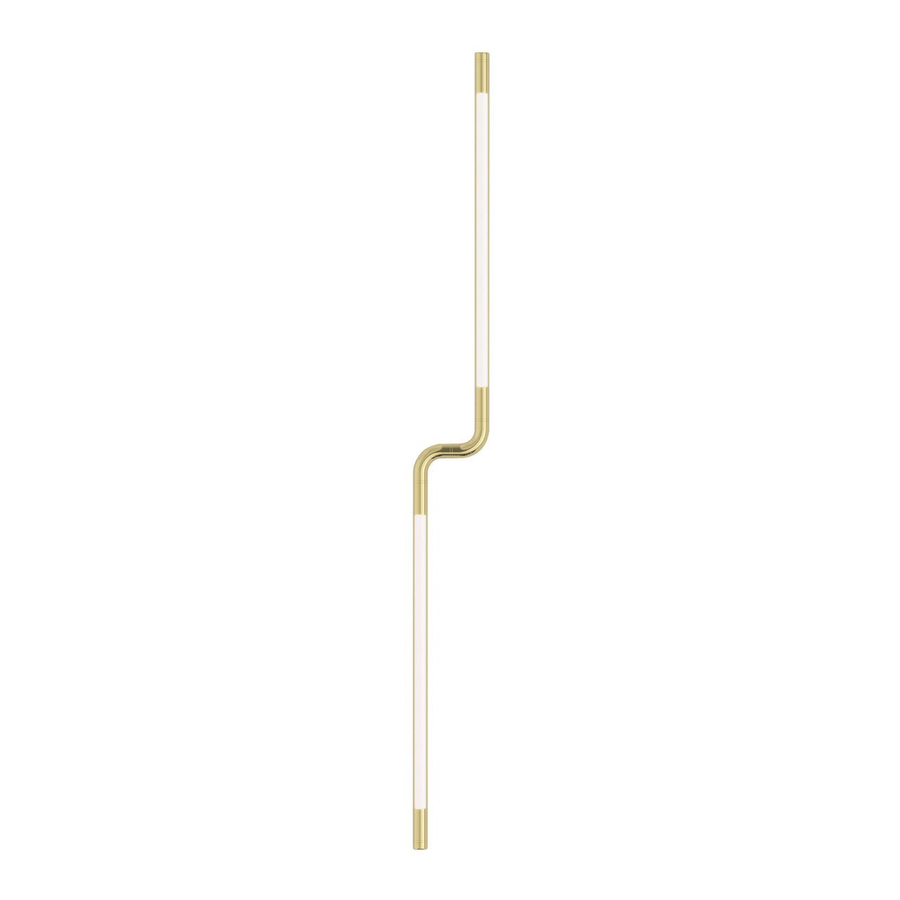Pipeline CM3 Ceiling/Wall Light: Brass + Brass