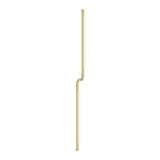 Pipeline CM3 Ceiling/Wall Light: Brass + Brass