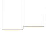 Pipeline CM3 Pendant Light: White + White