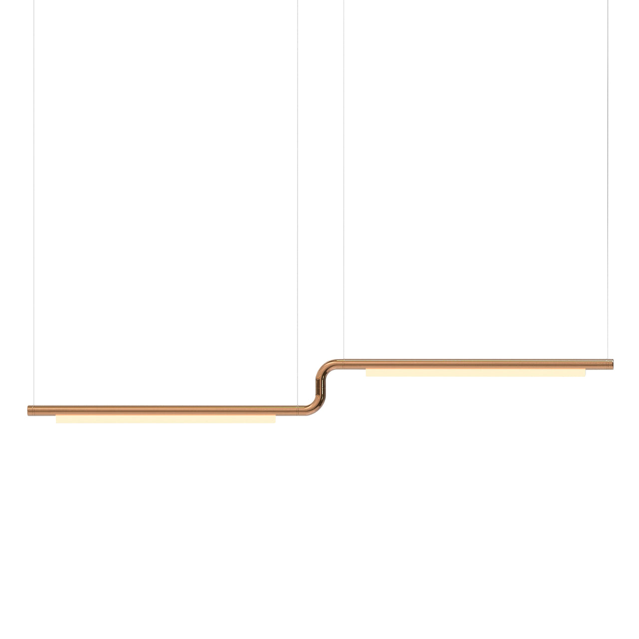 Pipeline CM3 Pendant Light: Copper + Copper