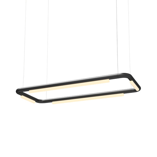 Pipeline CM4 Pendant Light: Black + Black