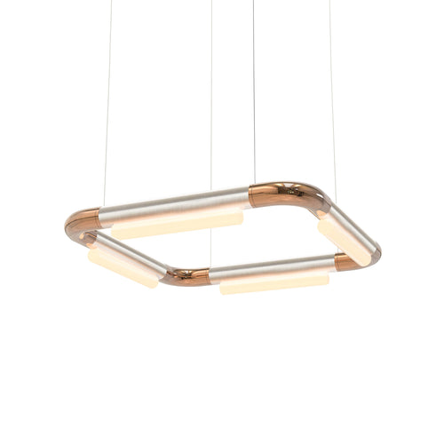Pipeline CM5 Pendant Light: Raw + Copper