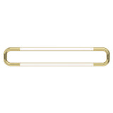 Pipeline CM6 Ceiling/Wall Light: Brass + Brass