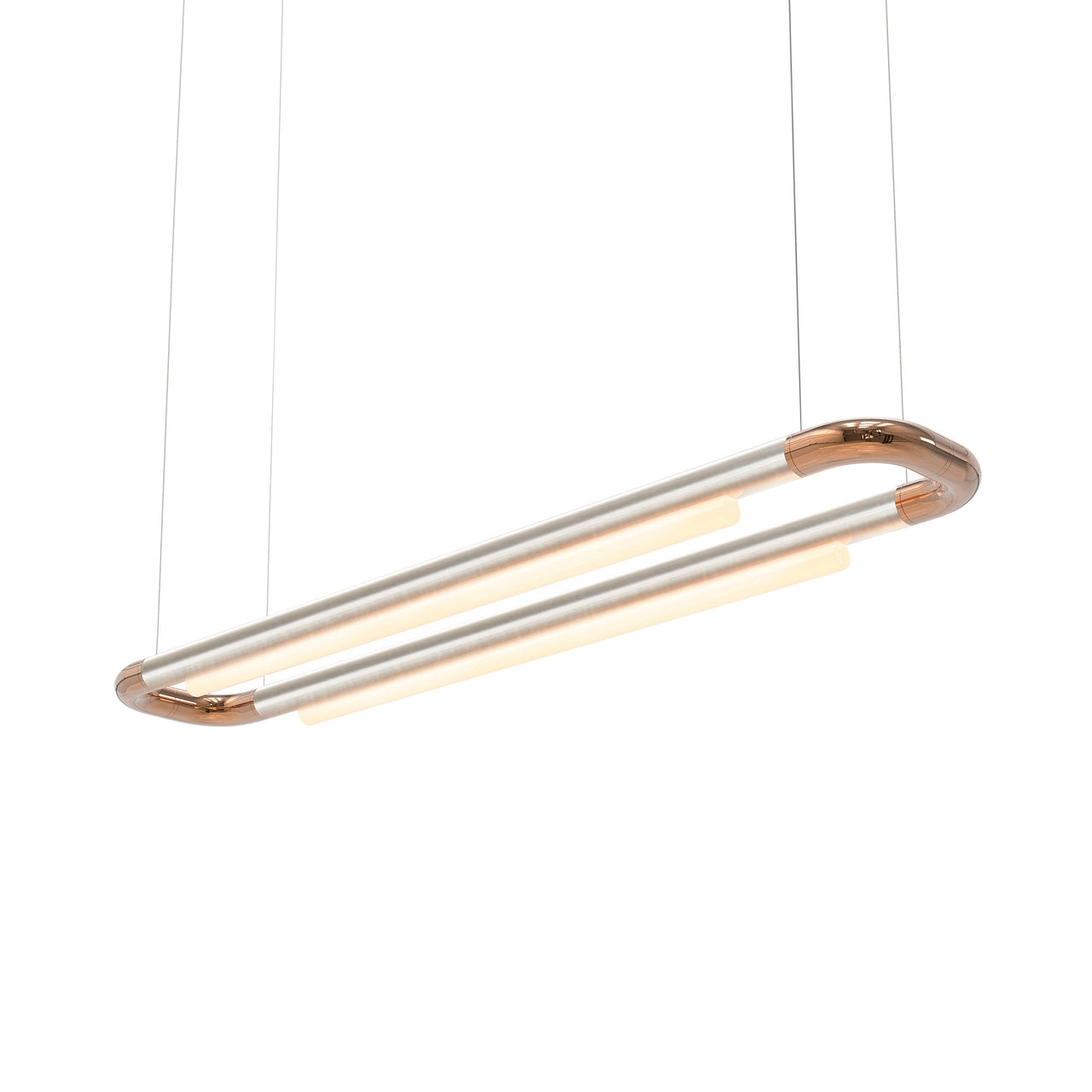 Pipeline CM6 Pendant Light: Raw + Copper