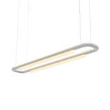 Pipeline CM6 Pendant Light: White + White