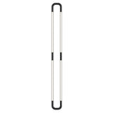 Pipeline CM7 Ceiling/Wall Light: Black + Black