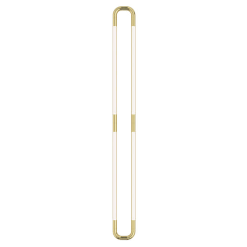 Pipeline CM7 Ceiling/Wall Light: Brass + Brass