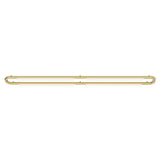 Pipeline CM7 Ceiling/Wall Light: Brass + Brass