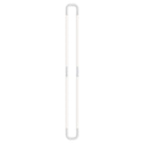 Pipeline CM7 Ceiling/Wall Light: White + White