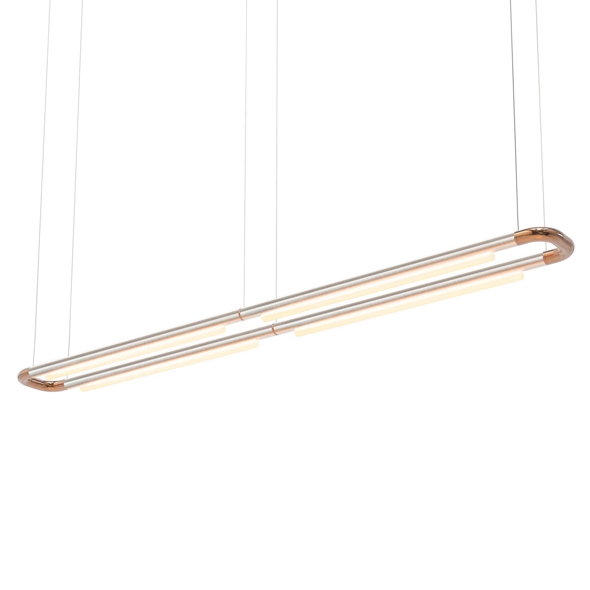 Pipeline CM7 Pendant Light: Raw + Copper