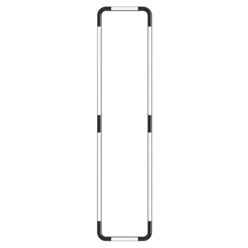 Pipeline CM8 Ceiling/Wall Light: Black + Black