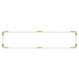Pipeline CM8 Ceiling/Wall Light: Brass + Brass