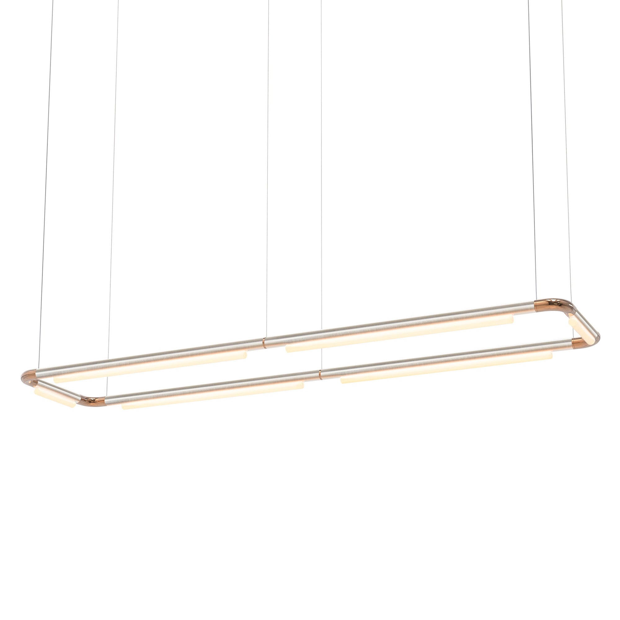 Pipeline CM8 Pendant Light: Raw + Copper